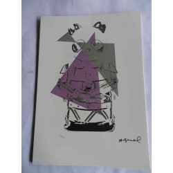 Andy Warhol Lithographie édition hors set 125 cm 35x50