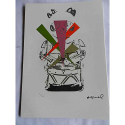 Andy Warhol Lithografie off-set editie 125 cm 35x50
