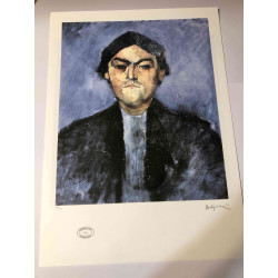 Amedeo Modigliani litho off set 50x70 cm Archief Parijs