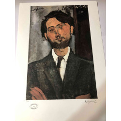 Amedeo Modigliani litho off set 50x70 cm Archief Parijs