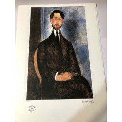 Amedeo Modigliani litho off set 50x70 cm Archief Parijs