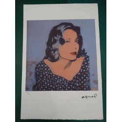 Andy Warhol Lithografie off-set editie 100 cm 57x38