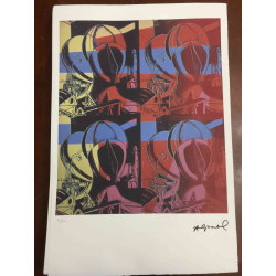 Andy Warhol Off set lithograph 100 cm edition 57x38