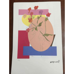 Andy Warhol Off set lithograph 100 cm edition 57x38