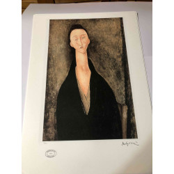 Amedeo Modigliani litho off set 50x70 cm Archief Parijs