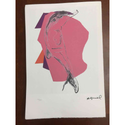 Andy Warhol Lithografie off-set editie 100 cm 57x38
