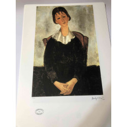 Amedeo Modigliani litho off set 50x70 cm Archief Parijs