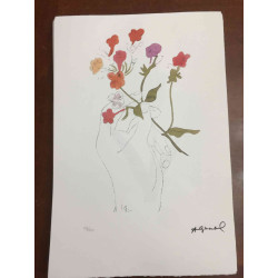 Andy Warhol Off set lithograph 100 cm edition 57x38
