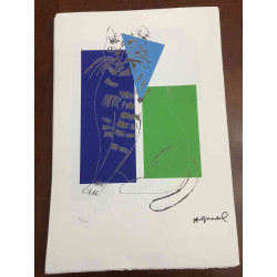 Andy Warhol Off set lithograph 100 cm edition 57x38