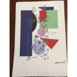 Andy Warhol Off set lithograph 100 cm edition 57x38
