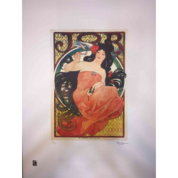 Set de litografía Alphonse Mucha 50x70 cm