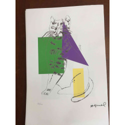 Andy Warhol Lithografie off-set editie 100 cm 57x38