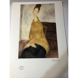Amedeo Modigliani litho off set 50x70 cm Archief Parijs