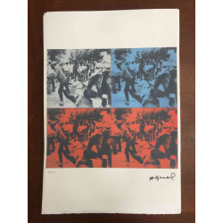 Andy Warhol Lithografie off-set editie 100 cm 57x38