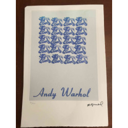 Andy Warhol Lithografie off-set editie 100 cm 57x38