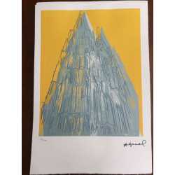 Andy Warhol Off set lithograph 100 cm edition 57x38