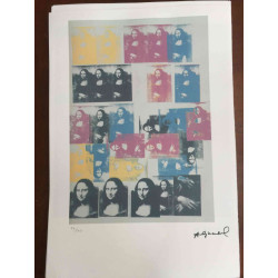 Andy Warhol Off set lithograph 100 cm edition 57x38