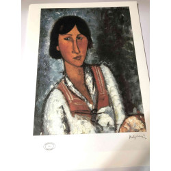 Amedeo Modigliani litho off set 50x70 cm Archief Parijs
