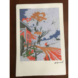 Andy Warhol Lithografie off-set editie 100 cm 57x38