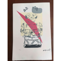 Andy Warhol Lithografie off-set editie 100 cm 57x38