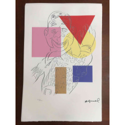 Andy Warhol Lithographie édition hors set 100 cm 57x38