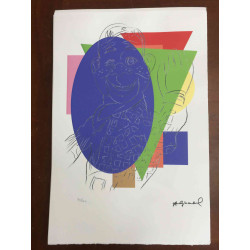 Andy Warhol Litografia off set edizione 100  cm 57x38