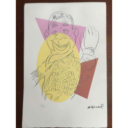 Andy Warhol Off set lithograph 100 cm edition 57x38