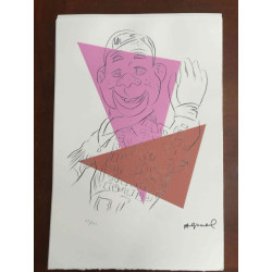 Andy Warhol Lithographie édition hors set 100 cm 57x38