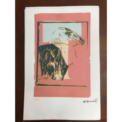Andy Warhol Litografía offset edición 100 cm 57x38