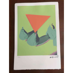 Andy Warhol Lithographie Off-Set-Edition 100 cm 57x38