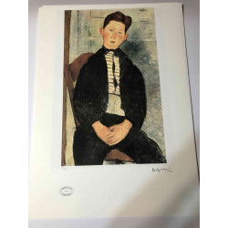 Amedeo Modigliani litho off set 50x70 cm Archief Parijs