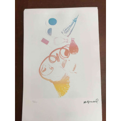 Andy Warhol Litografía offset edición 100 cm 57x38
