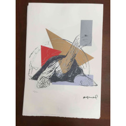 Andy Warhol Litografía edición off set 100 cm 57x38