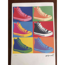 Litografia Andyho Warhola offsetová edícia 100 cm 57x38