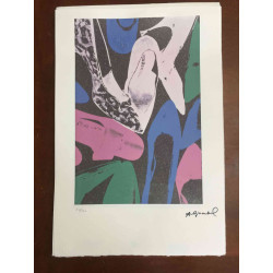 Andy Warhol Litografia off set edizione 100  cm 57x38