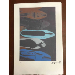 Andy Warhol Litografía offset edición 100 cm 57x38
