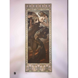 Set de litografía Alphonse Mucha 50x70 cm