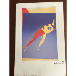 Andy Warhol Litografia off set edizioa 100 cm 57x38