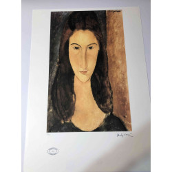 Amedeo Modigliani Lithographie Offset 50x70 cm Archives Paris