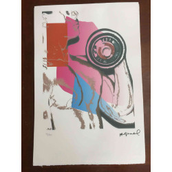 Andy Warhol Off set lithograph 100 cm edition 57x38