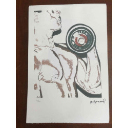 Andy Warhol Off set lithograph 100 cm edition 57x38
