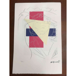 Andy Warhol Litografia off set edizione 100  cm 57x38