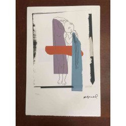 Litografia Andyho Warhola offsetová edícia 100 cm 57x38