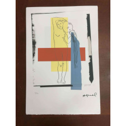 Litografie Andyho Warhola ofsetová edice 100 cm 57x38