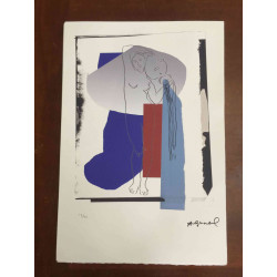 Andy Warhol Lithographie édition hors set 100 cm 57x38