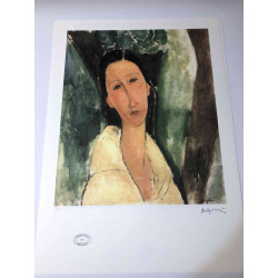Amedeo Modigliani litho off set 50x70 cm Archief Parijs