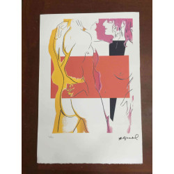 Andy Warhol Litografia edição off set 100 cm 57x38