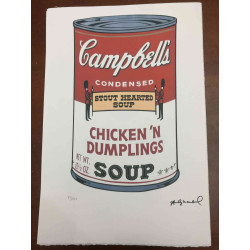 Andy Warhol Lithographie Off-Set-Edition 100 cm 57x38