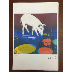 Litografia Andyho Warhola offsetová edícia 100 cm 57x38