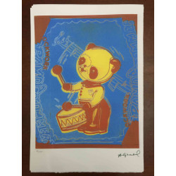 Andy Warhol Lithographie Off-Set-Edition 100 cm 57x38